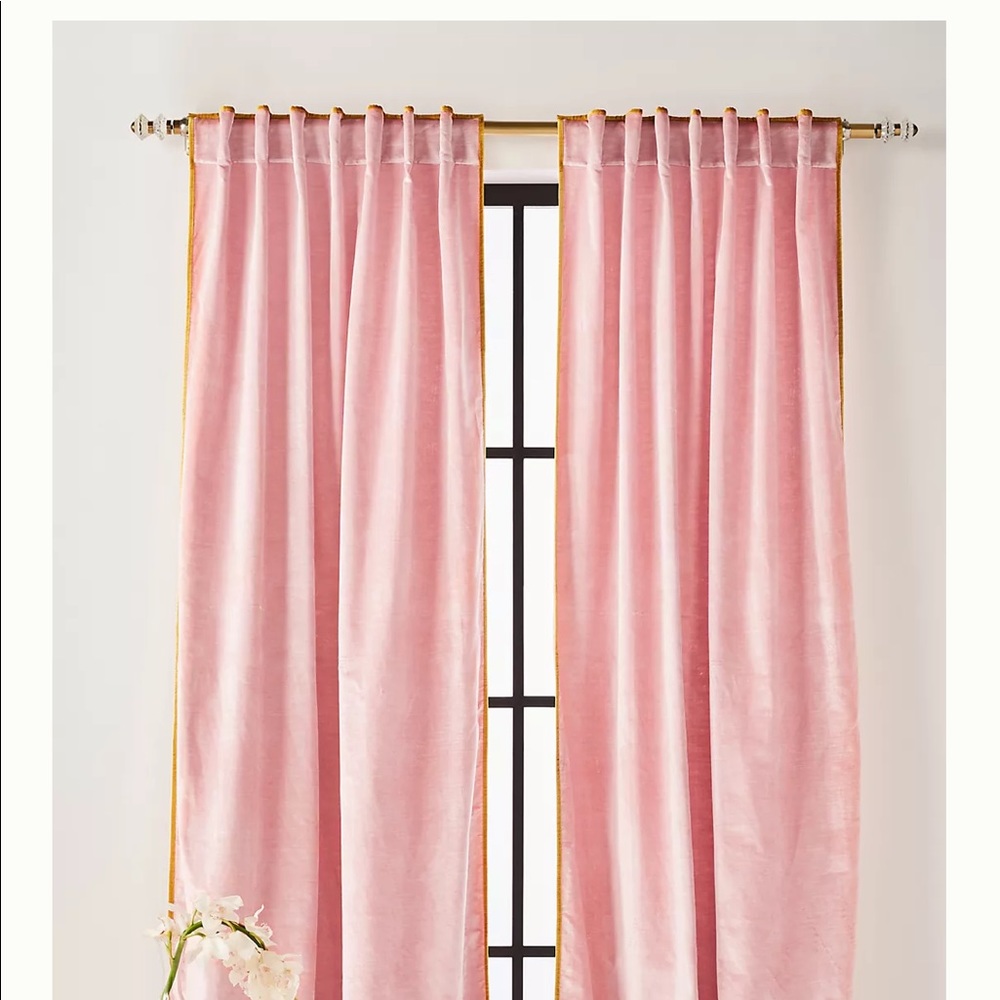 Anthropologie Petra velvet curtain (2)